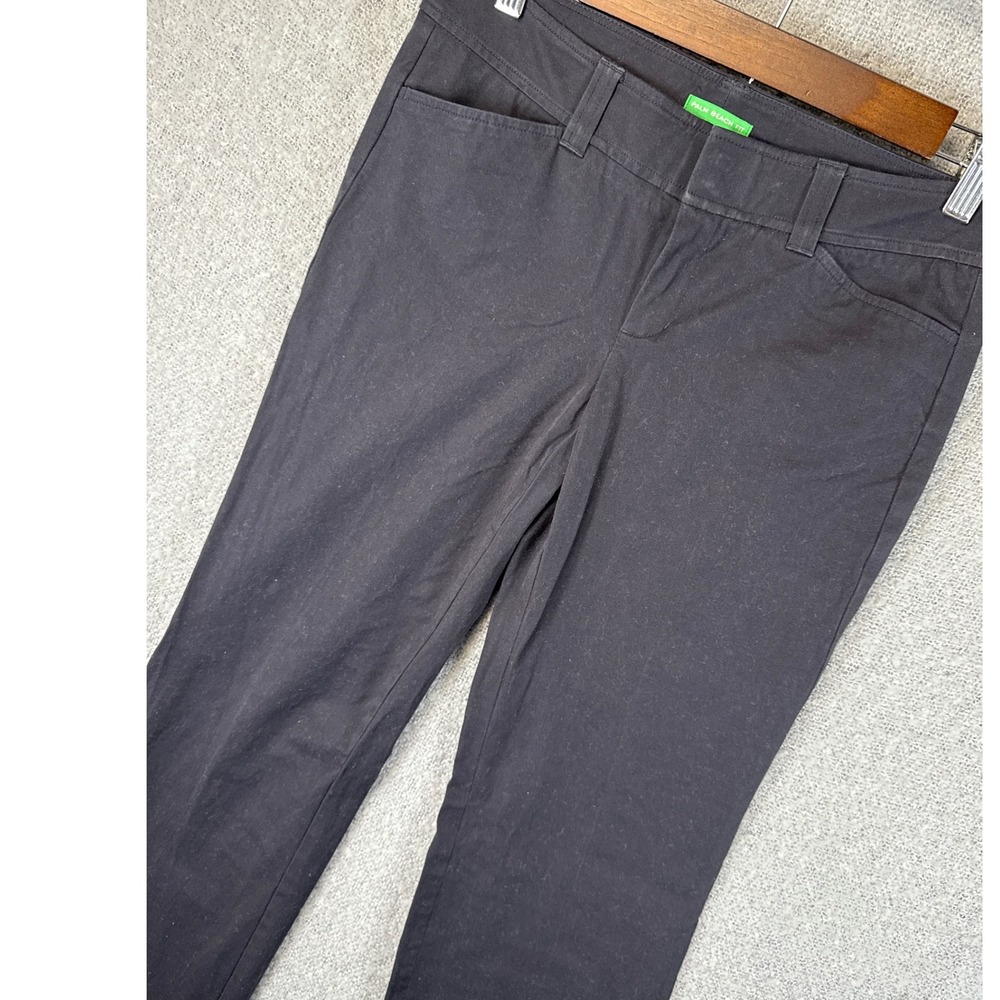 Lilly Pulitzer Palm Beach Fit Black Cotton Spandex Dress Pants Womens Size 2 EUC